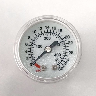 مقياس ضغط ضغط طبي موصل نحاسي قرص مضيء 30 ATM 40 مللي متر عدسة أكريليك