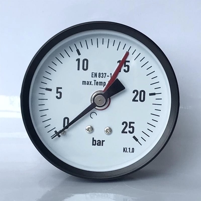 مقياس ضغط الفوسفور البرونزي للمرافق 80 مللي متر مقياس ضغط 25 بار