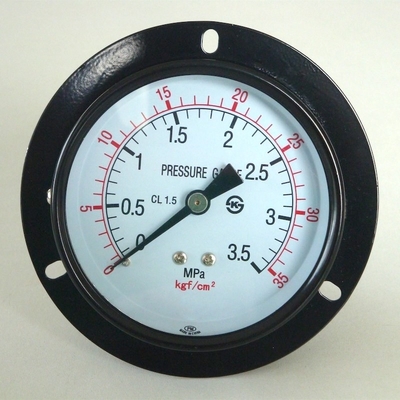مقياس ضغط خلفي 80 مم 3.5 ميجا باسكال فوسفور برونزي مقياس ضغط مزدوج