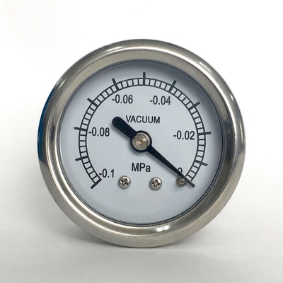 مقياس الضغط السفلي Ss 0.1 ميجا باسكال SS316 مقياس ضغط الجلسرين المملوء